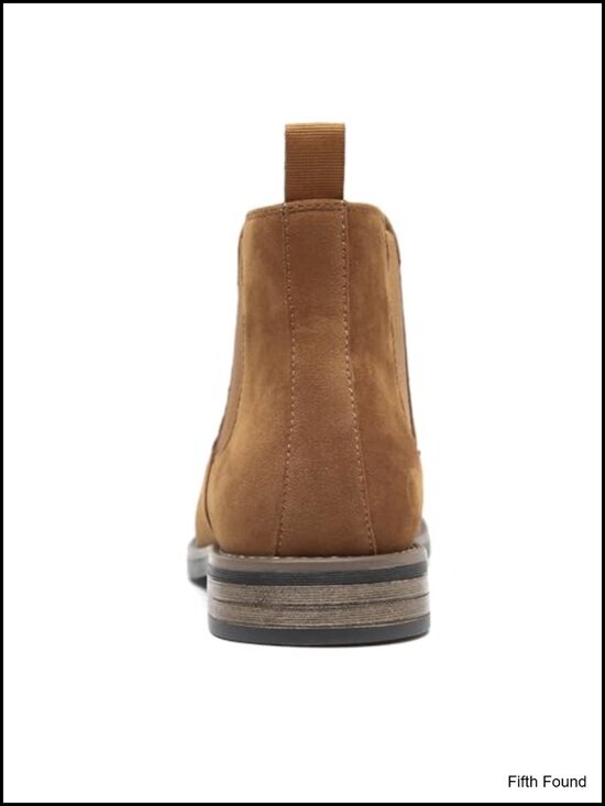Men\'s Chelsea Boots Casual Classic Comfy Slip-On Suede Chukka Ankle Boot